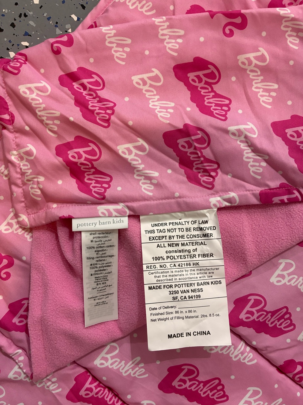 Pottery Barn Kids Barbie Nap Mat - Picture 3 of 3